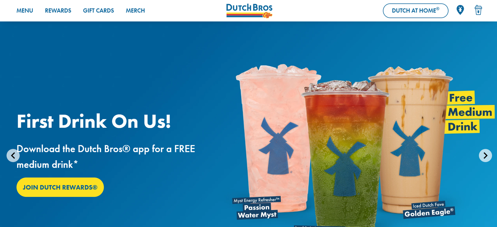 Dutch Bros Coffee digital project