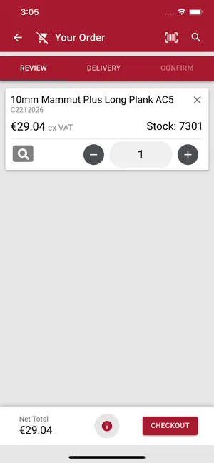 PocketShop app screen three