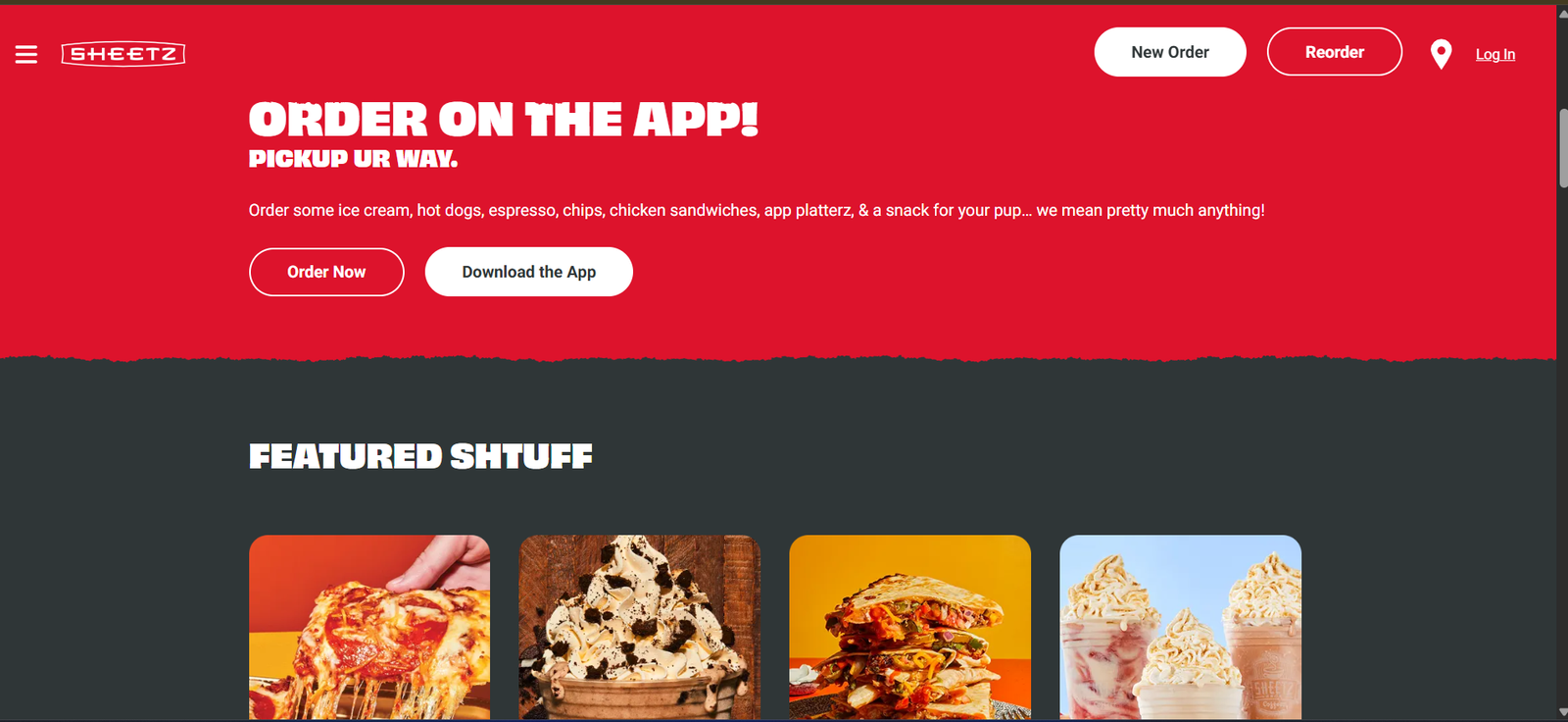 Sheetz USA project screen