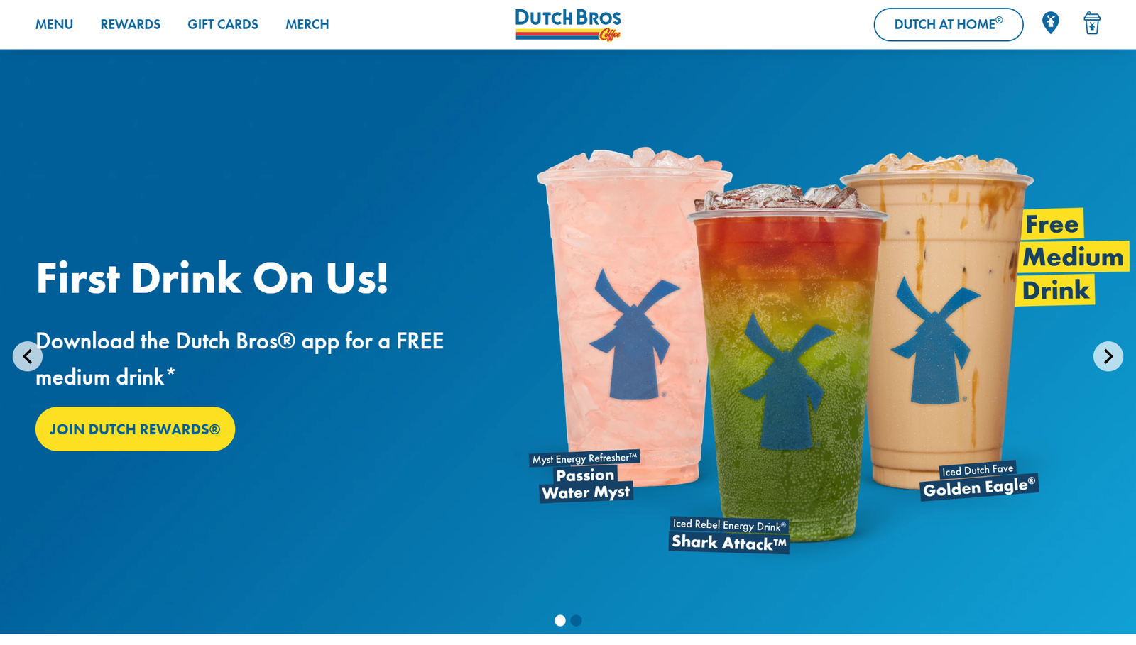AI voice agent and SEO project for Dutch Bros Coffee