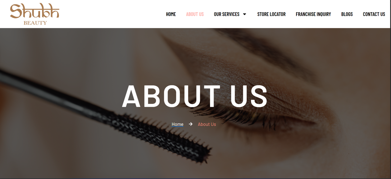 Shubh Beauty project screen