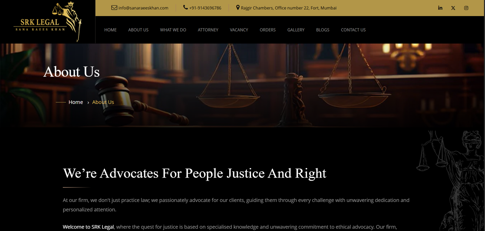 SRK Legal digital project